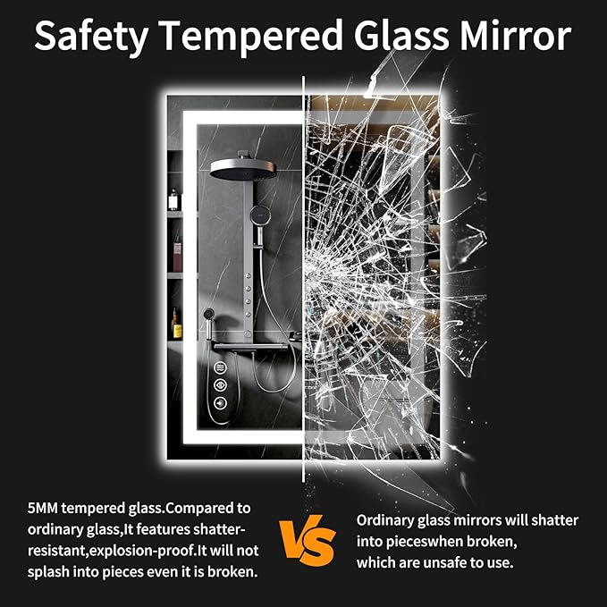 30"x36" LED Bathroom Mirror - Image 6