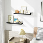 Love-KANKEI Floating Shelves Wall Mounted Set of 2, 24 Inch Wood Storage Wall - Image 8