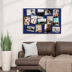 MaxGear Large Cork Board for Wall 36" x 24", Dark Blue Bulletin Board, 6 Pack - Image 8