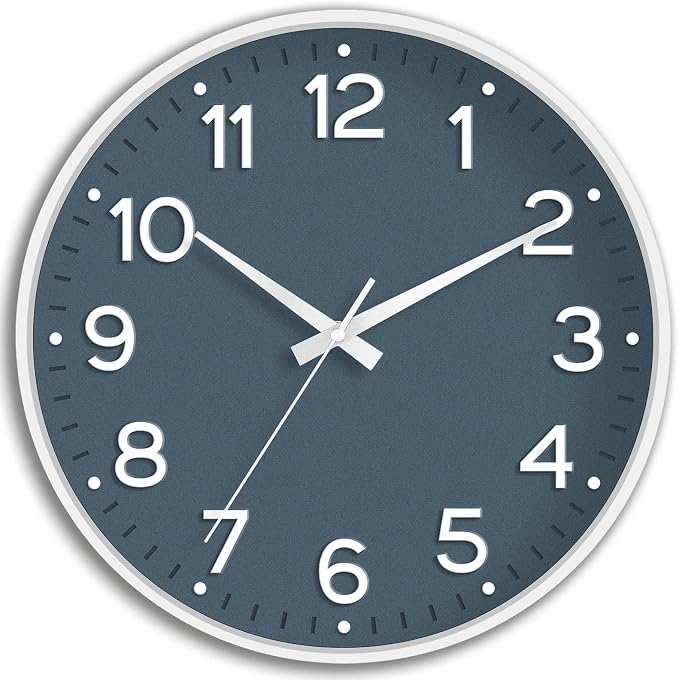 Roymnie Wall Clock 10 Inch Silent Wall Clocks Battery Operated-Modern Non by Unknown