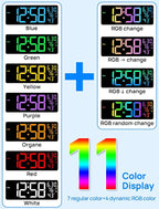 MASHI 17.3" Large Digital Wall Mount Clock, Digital Clock - Image 3