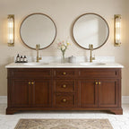 WallBeyond Circle Mirror with Wood Frame - Image 4