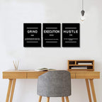 Framed Canvas Wall Art Success Quote, Office Wall Art, Positive Motivational - Image 4
