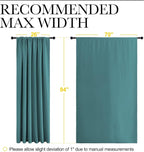 NICETOWN Living Room Curtains, Window Curtain Panels, Thermal Insulated Solid - Image 7