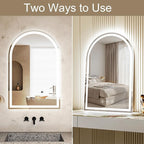 Arched LED Bathroom Mirrors - Image 8