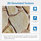 COMSTICKC 3D Faux Stone Wall Panel Peel and Stick Wall Covering, Ultra-Light - Image 4