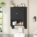TEENFON Medicine Cabinet with Adjustable Shelves and Towel Rack, Bathroom Wall - Image 2