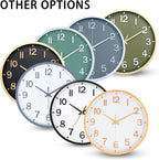 Wall Clocks Battery Operated 12 inch Modern Wall Clock, Silent Non Ticking Wall - Image 9