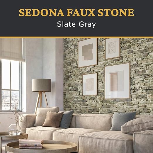 AZ Faux High-Density Polyurethane Faux Stone Interlocking Left Endcap - Image 2