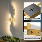 Battery Operated Wall Sconces Set of Two, 10000mAh Rechargeable Modern Wall - Image 8