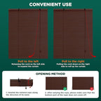 Bamboo Blinds for Interior Windows, Custom Roller Shades for Indoor Window and - Image 5