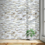 AULIGET 2 Sheets Faux Stone Peel and Stick Backsplash - Image 7