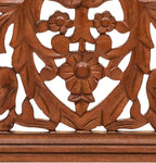 Homebia Designs Handmade Carved Wooden Wall Hanging Plaque 24x24 Inch Elegant - Image 8