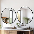 Black Frame Mirror, Bathroom Mirrors - Image 8