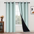Yakamok Full Blackout Curtains 84 Inches Long, 2 Thick Layers Grommet Top by Yakamok