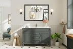 Briivue 48x32 Inch Black Bathroom Mirror - Image 8