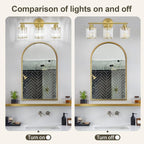 Crystal Bathroom Light Fixtures, Bathroom Lighting Fixtures Over Mirror - Image 6