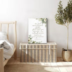 HIWX Christian Scripture Wall Decor, Numbers 6:24-26 Bible Verse Framed Canvas - Image 3