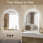 Arched LED Bathroom Mirrors - Image 7