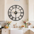 Pytha Sight Wall Clock Large for Living Room Decor, 18 Inch Decorative Silent - Image 5