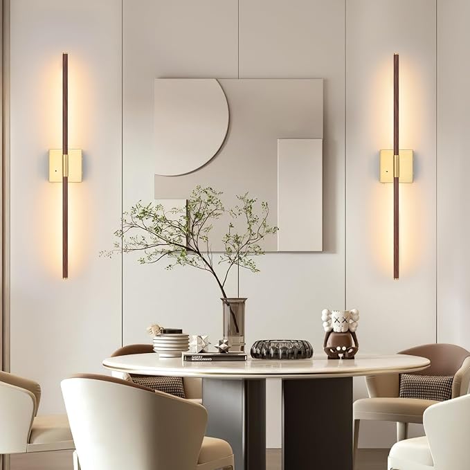Morauroral Walnut Battery Operated Wall Sconce - Image 8