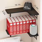 YGEOMER Corner Floating Shelves, Wall Mounted Corner Shelf - Image 3