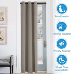 RYB Home Blackout Curtains Thermal Insulating Privacy Temporary Door Curtains - Image 3