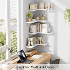 Love-KANKEI Corner Shelf Wall Mounted, Floating Wall Shelves - Image 3