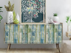 practicalWs 35.4''x 118'' Distressed Wood Wallpaper Self-Adhesive Peel and - Image 7