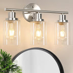 Unicozin 3 Light Vanity Lights, Brushed Nickel Wall Sconce Light by Unicozin