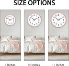 HZDHCLH Wall Clock Silent Wall Clocks Battery Operated 12 Inch Modern Non - Image 3