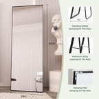 Beauty4U 65" x 24" Full Length Mirror - Image 2