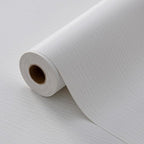 Grasscloth Peel and Stick Wallpaper 20.8"x394" Light Gray Thick Fabric Textured by HyunHome