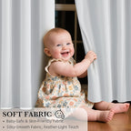 RYB HOME 100% Blackout Short Curtains - Image 7