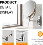 Auxmir 1X/30X Wall Mounted Makeup Mirror, Bathroom Makeup Mirror, Cosmetic - Image 6