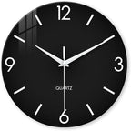XFM Minimalist Wall Clocks Battery Operated 20 Inch Large Black Wall Clock by XFMWallClock