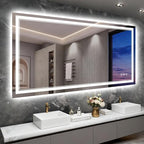 72x40 Inch LED Bathroom Mirror by Wedhouc