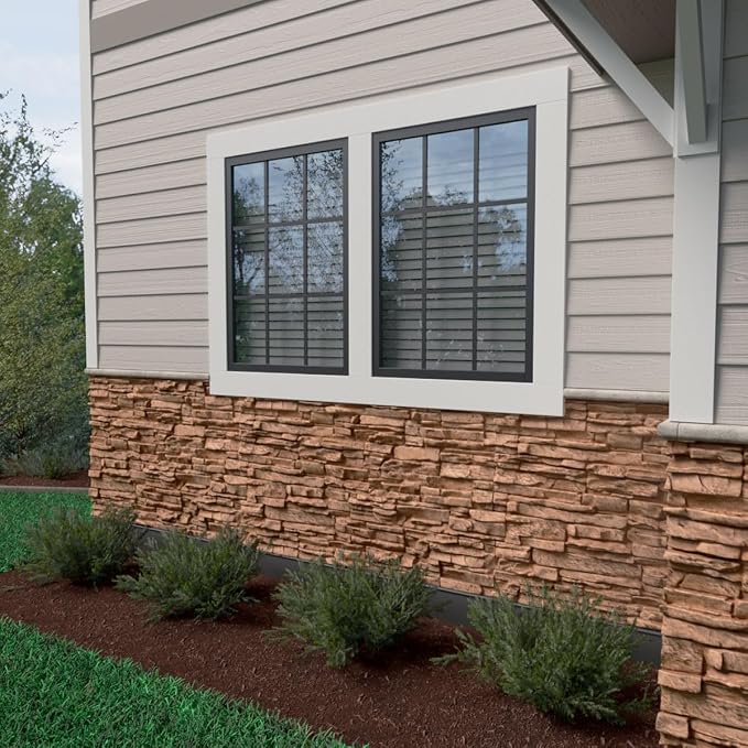 EverStone Canyon Ridge Faux Stone Panel, 45 3/4"W x 24 1/2"H x 1 1/4"D - Image 10