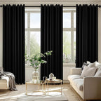 MIULEE Blackout Curtains for Bedroom Living Room 2 Panels, Thermal Insulated - Image 6