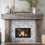 COMSTICKC 3D Gray-White Faux Brick Wall Stickers Peel and Stick Wall Covering - Image 7