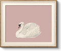 VIYYIEA Framed Wall Art for Living Room, Swan Canvas Prints, Animals Painting by VIYYIEAART