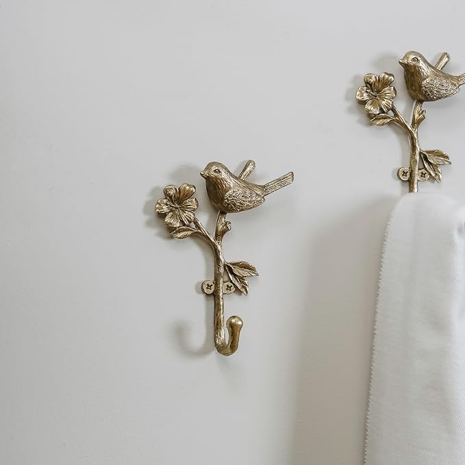 SOFFEE DESIGN 2pcs Metal Gold Coat Hooks - Image 5