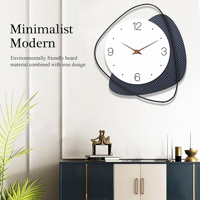 Dankeit Wall Clock, Silent Non-Ticking Quality Quartz Battery Operated - Image 2