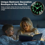 Luminous wall Clock Modern Silent Wall Clock, Non-Ticking Battery Operated Wall - Image 8