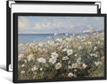 Nature Landscape Wall Art Coastal Wildflower Poster 08x10 inch Black Framed by rumlud