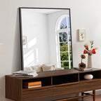 KOCUUY Black Bathroom Mirror, 30x36 Inch Rectangle Mirror - Image 4