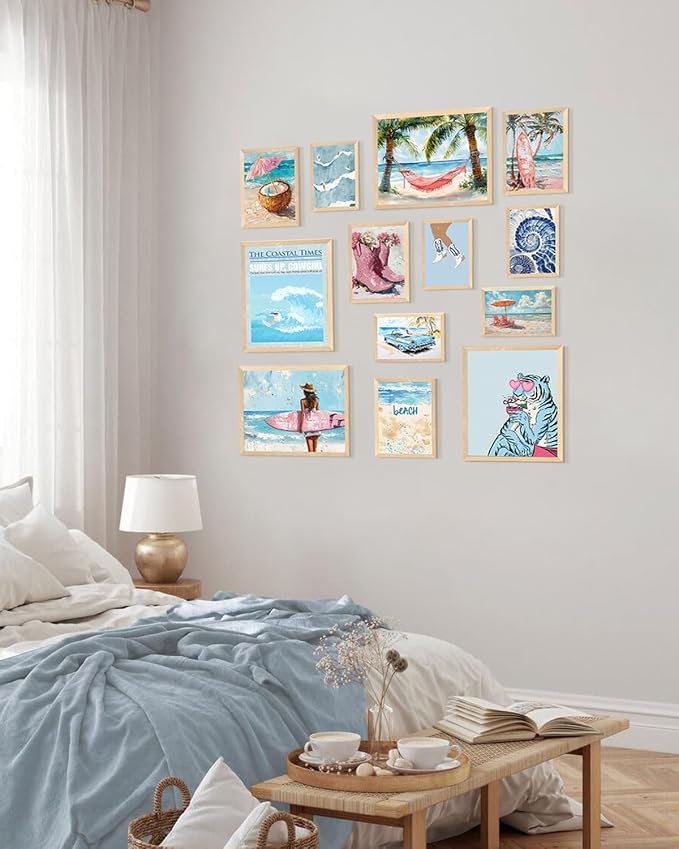 KBKBART Coastal Cowgirl Room Decor Aesthetic Set of 13, Coastal Granddaughter - Image 5