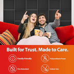 12 Pack Acoustic Panels – Sound Proof Foam Panels - Image 5