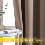 NICETOWN Blackout Blinds for Patio Door, Sliding Door Insulated Blackout - Image 5