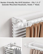 Over-Blinds Curtain Rod Brackets - Image 2